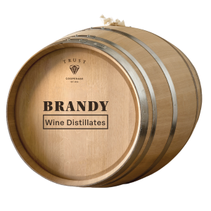 Wine distillate barrel
